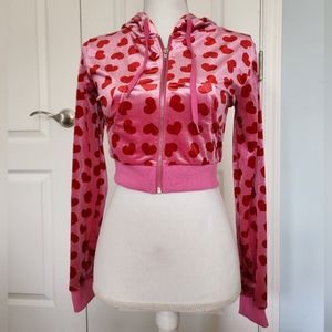 Sugar Thrillz x Dolls Kill Jennifer's Body Loyal Maneater Velour Track Jacket